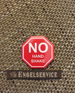 Anstecker No-Handshake, Nicht die Hände geben